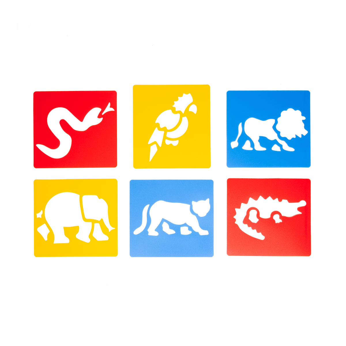 (3 ST) JUNGLE STENCILS