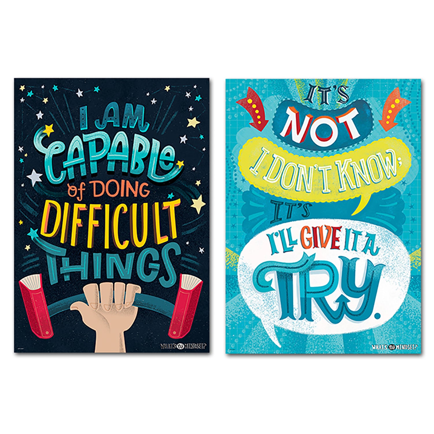 Mindset Inspire U Poster 6-Pack