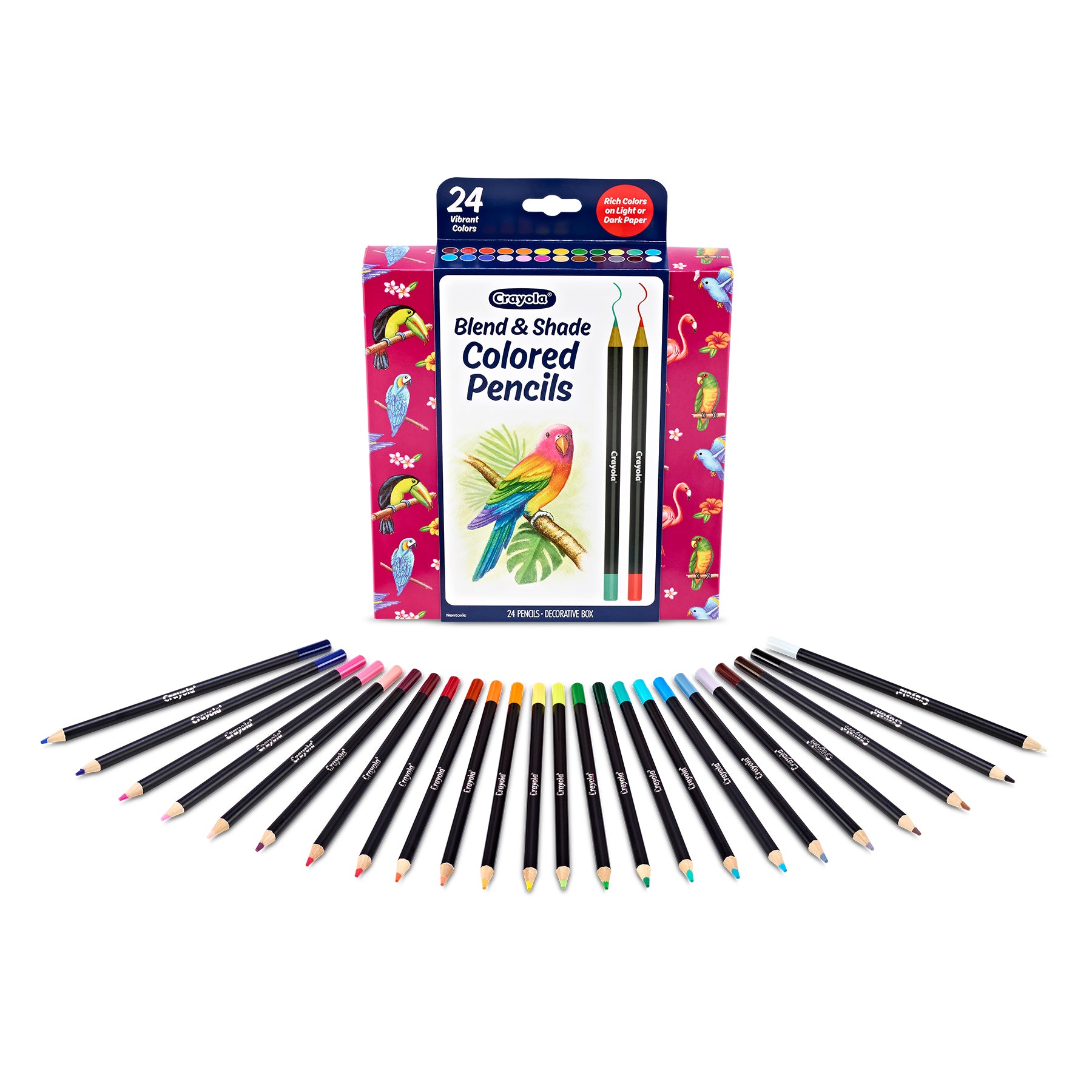 Blend & Shade Colored Pencils, Pack of 24