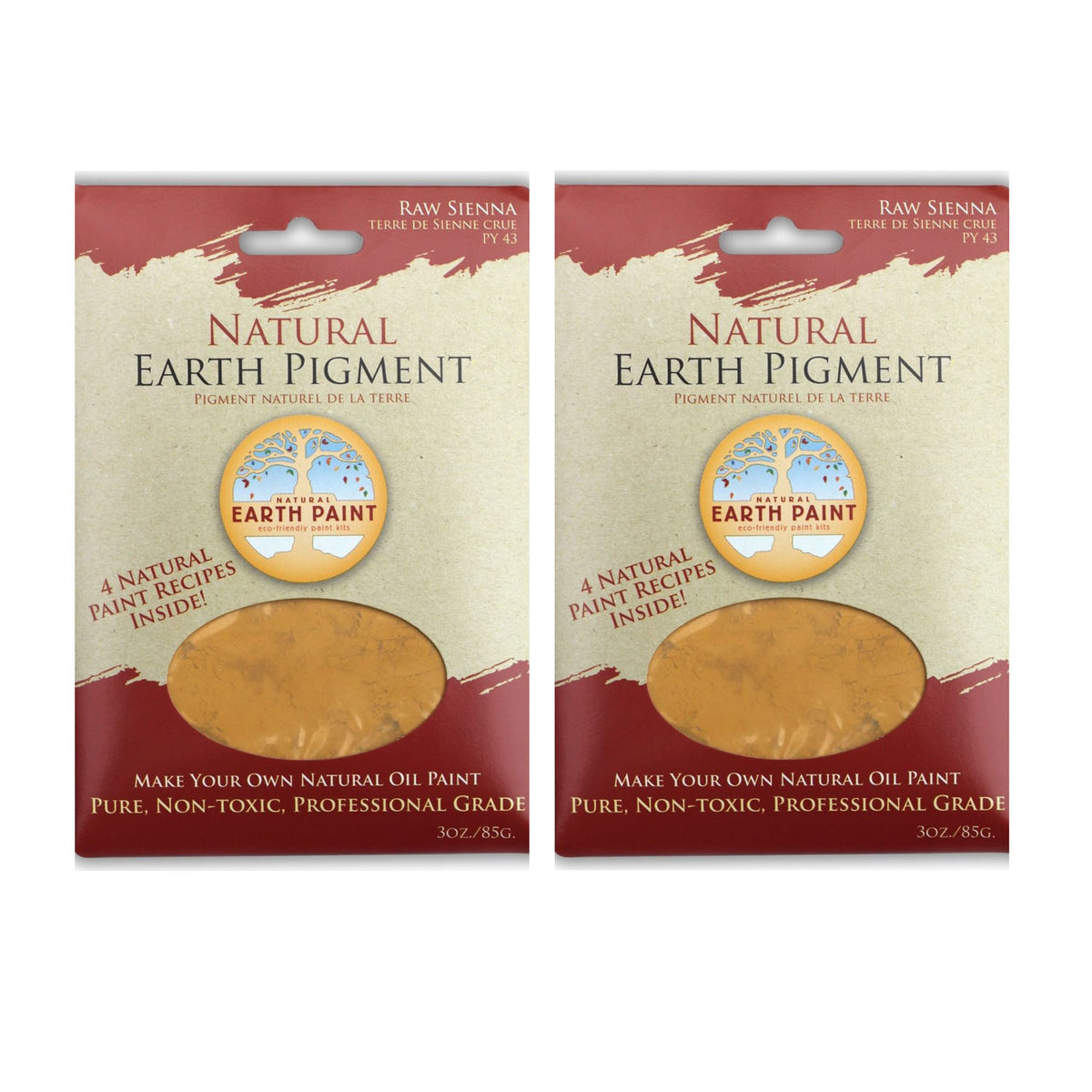 (2 EA) PIGMENT RAW SIENNA 3OZ