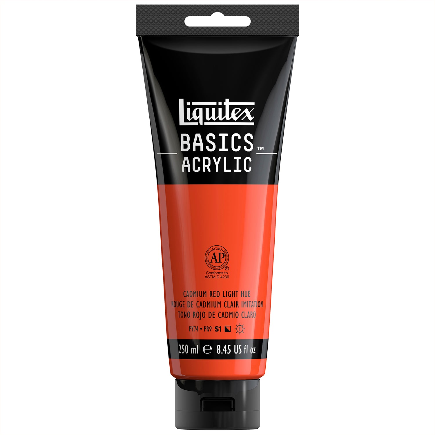 LQ BASICS 250ml tube - Cadmium Red Light Hue