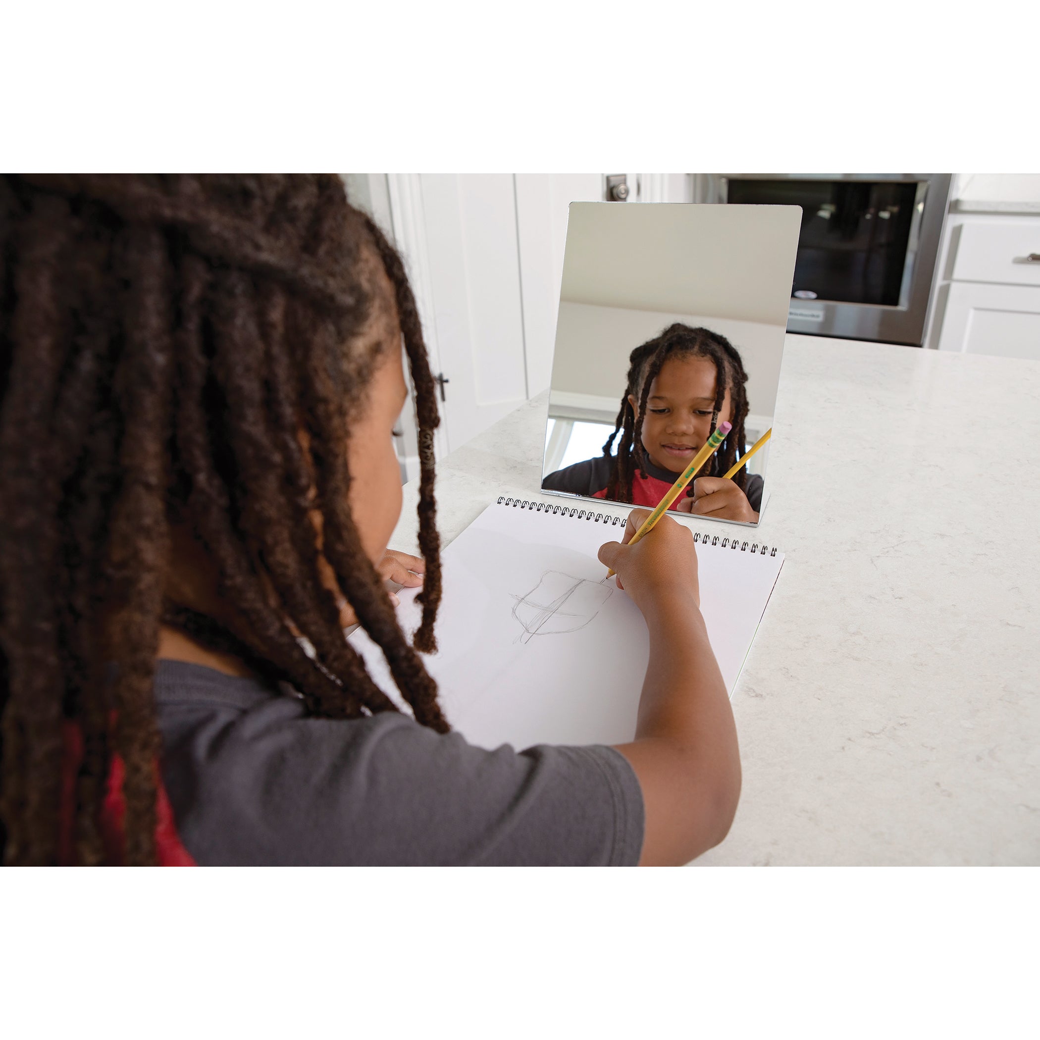 One-Sided Self-Portrait Mirror, 8-1/2" x 11", 1 Count