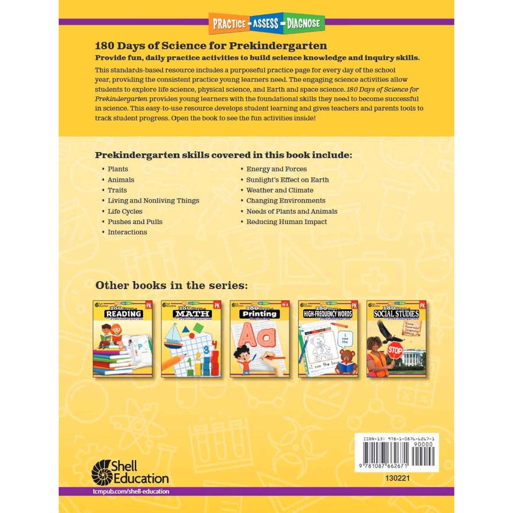 180 Days of Science, Grade PreK