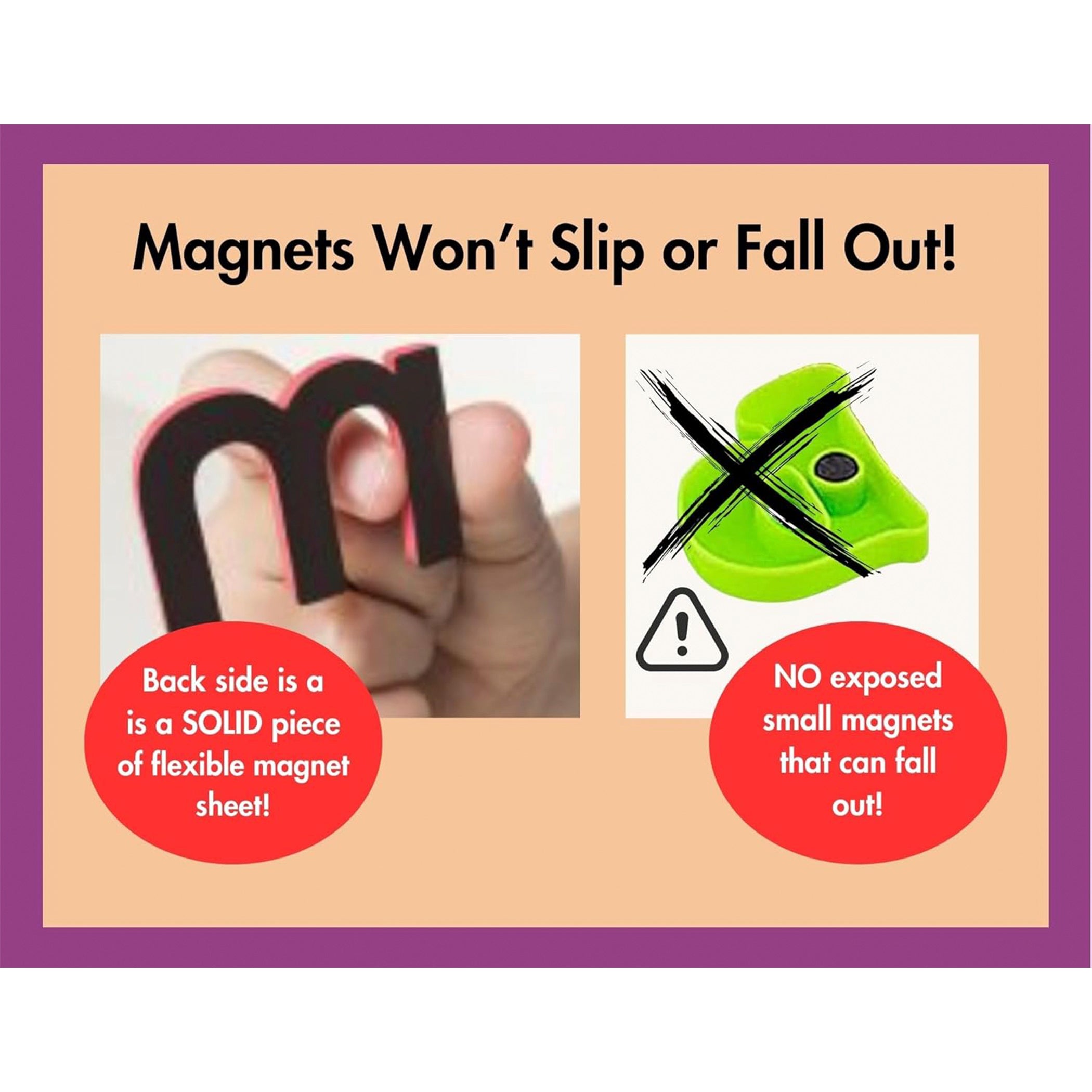 Foam Fun!™ Lowercase Black Magnetic Letters, 108 Pieces