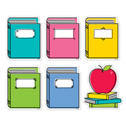 Core Decor Doodle Books 6" Designer Cut-Outs, Pack of 36