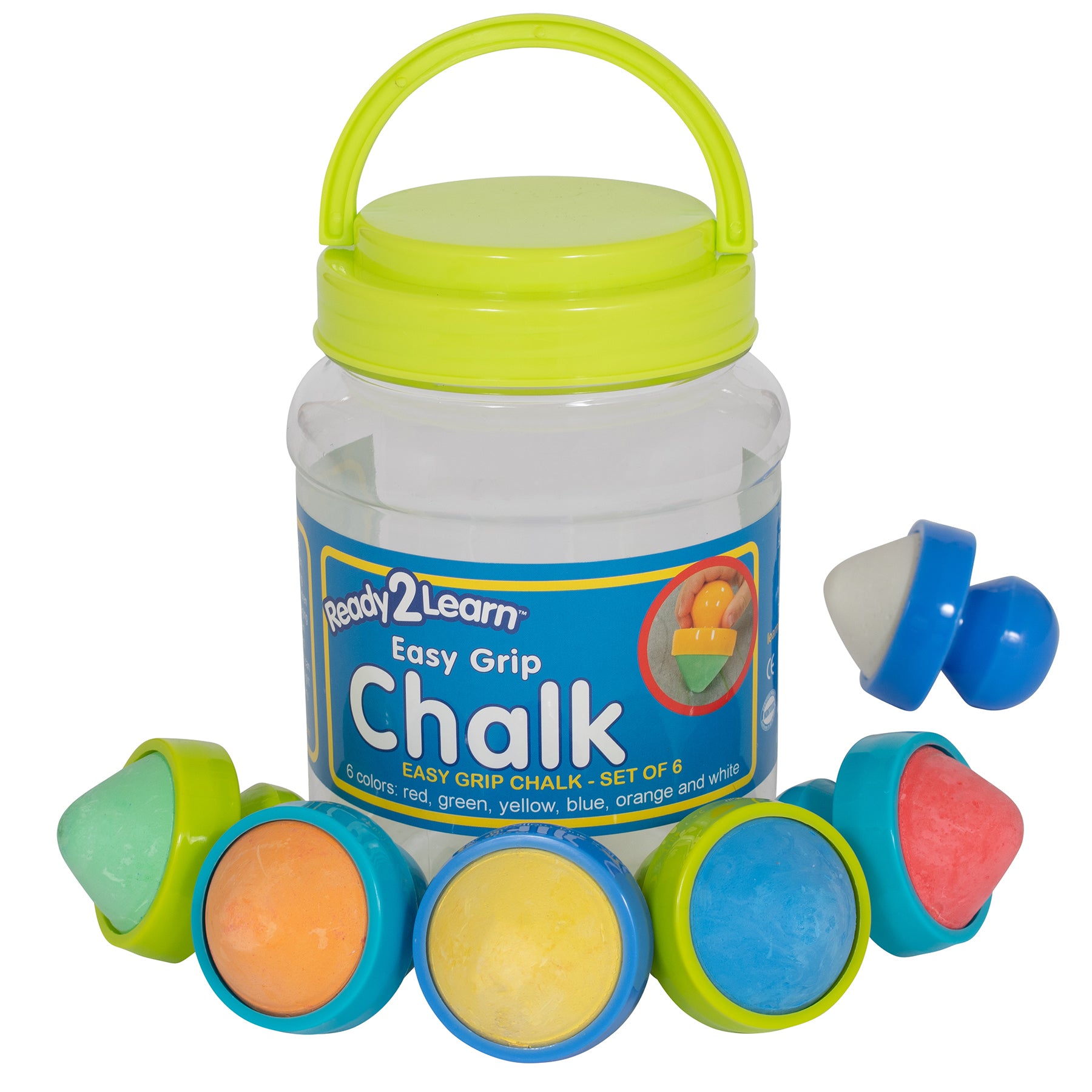 Easy Grip Chalk - Set of 6