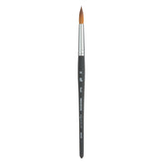 Aqua Elite Round Brush, Synthetic Bristles, Short Handle Watercolor Paintbrush, Matte Black, Size 10, 1 Count