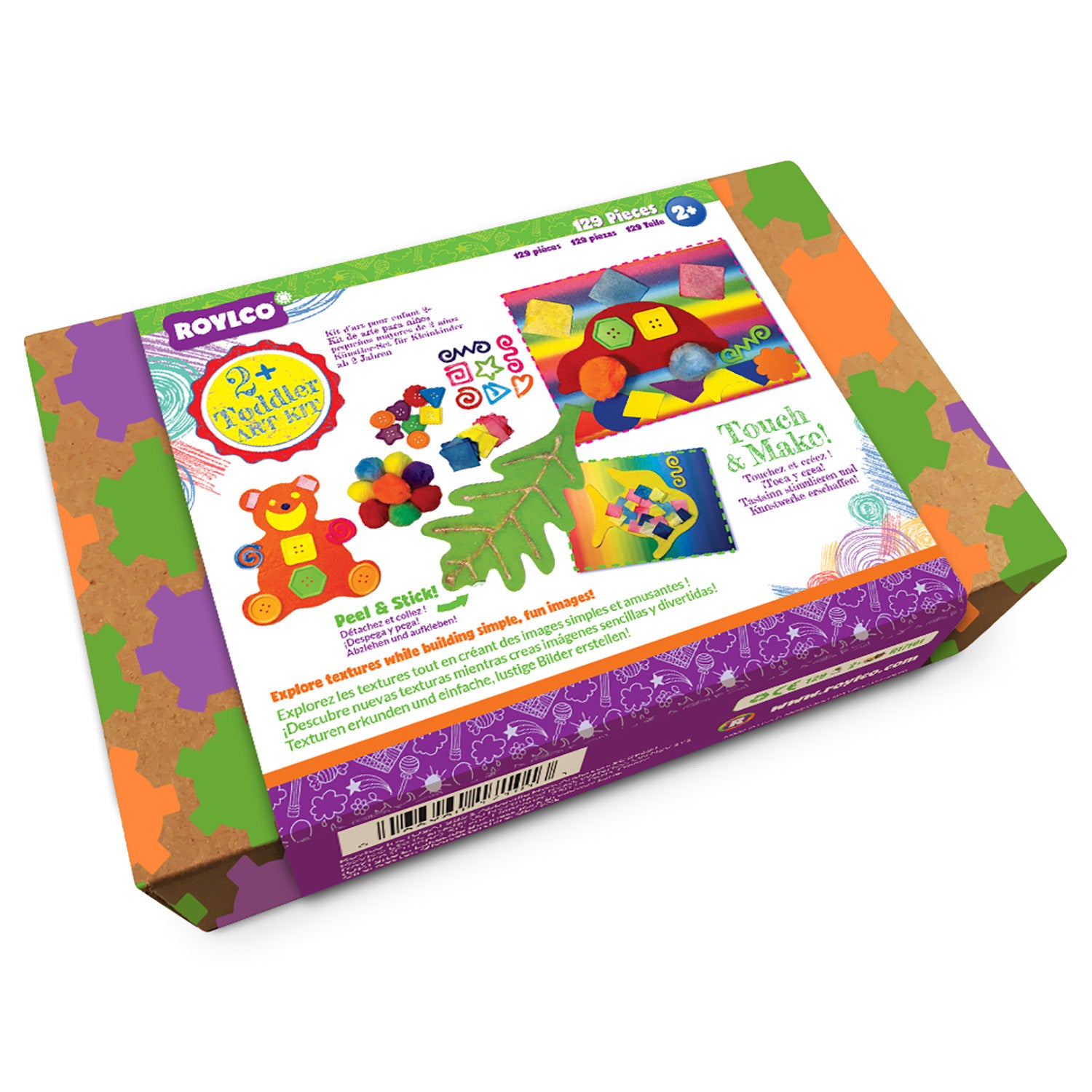 Toddler Art Kit, 129 Pieces