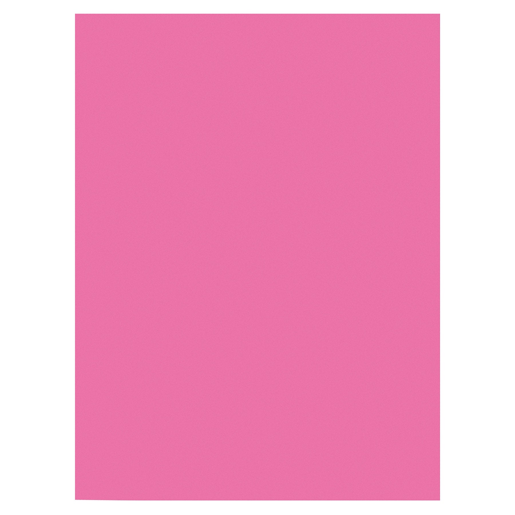 Construction Paper, Medium Weight, Hot Pink, 9" x 12", 50 Sheets