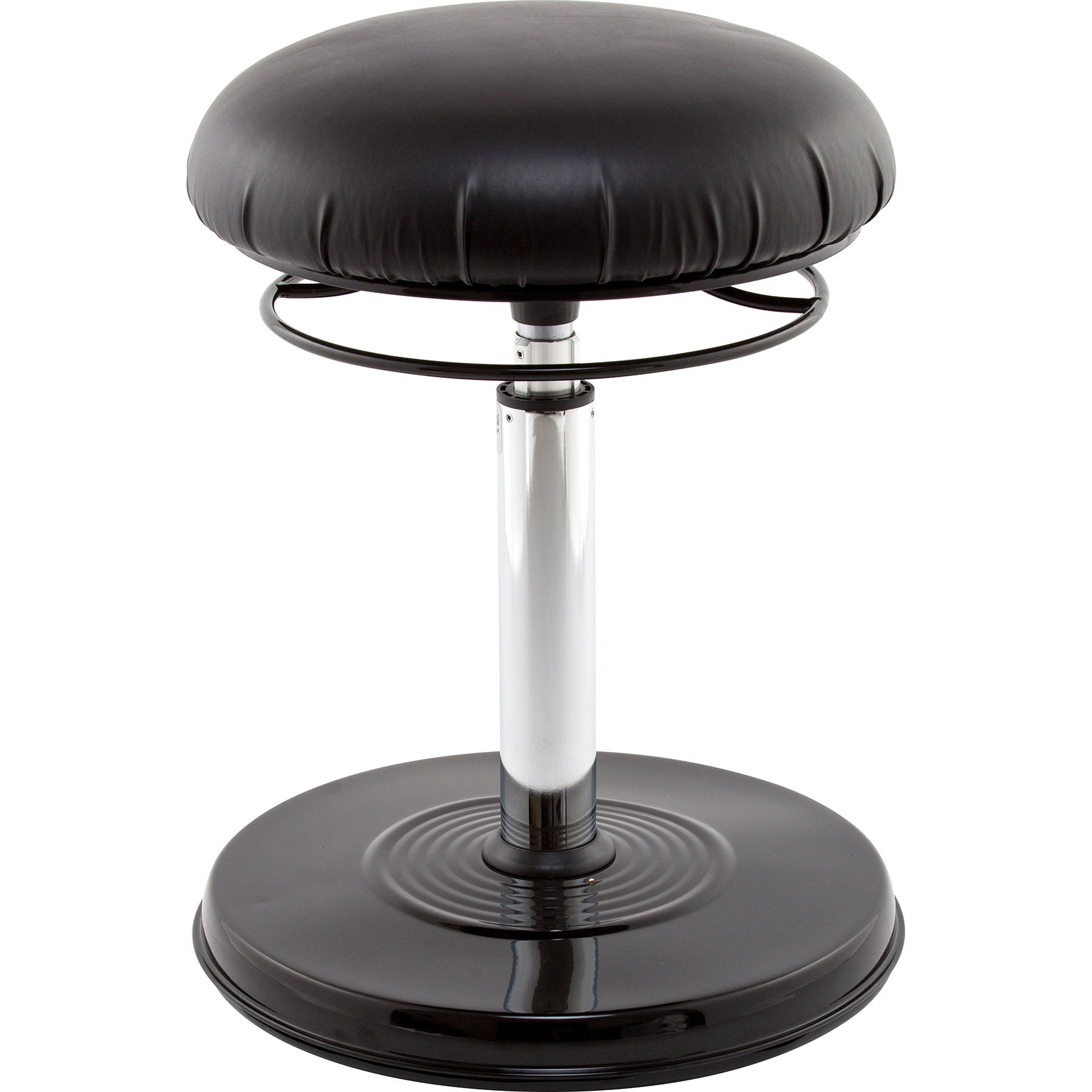 Kore Design™ Office PLUS Everyday Adjustable Chair 18.5-26.75in, Leather-Like Black