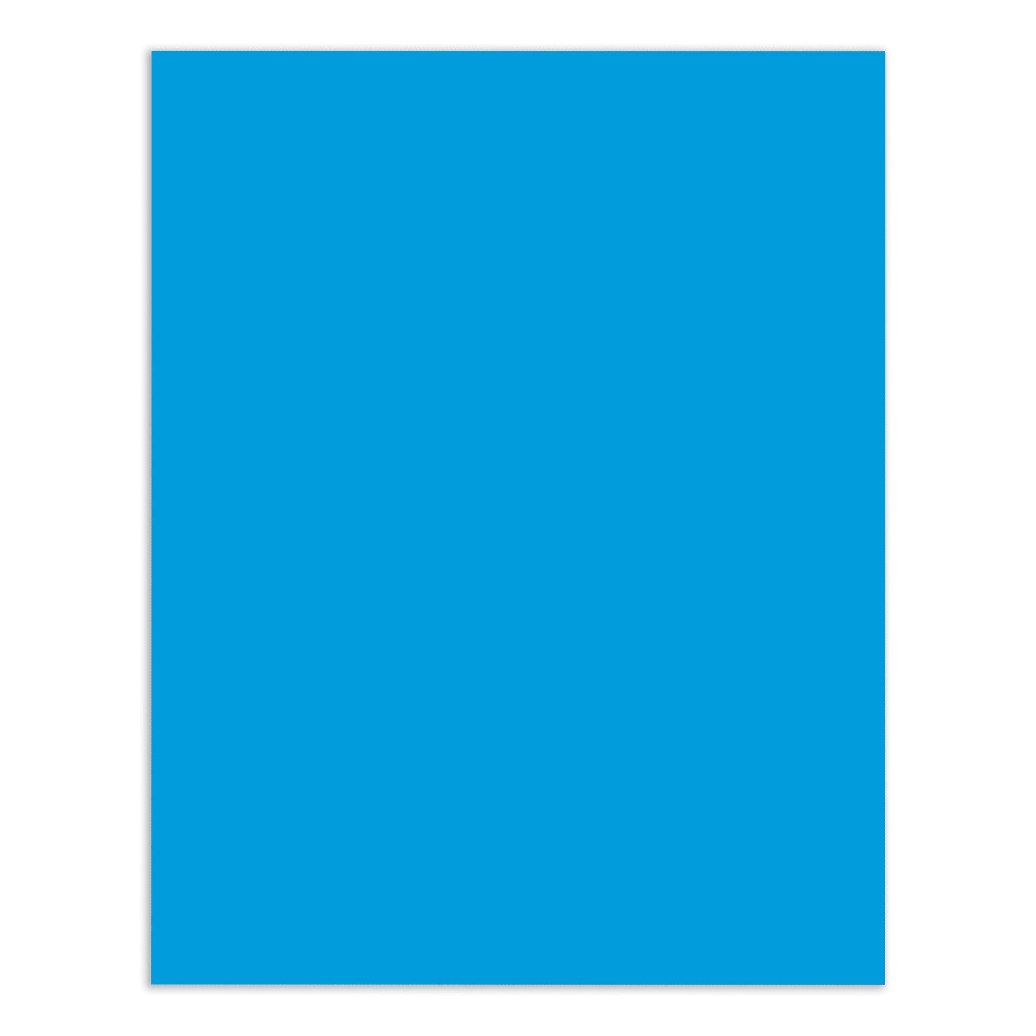 Coated Poster Board, Blue, 22" x 28", 25 Sheets