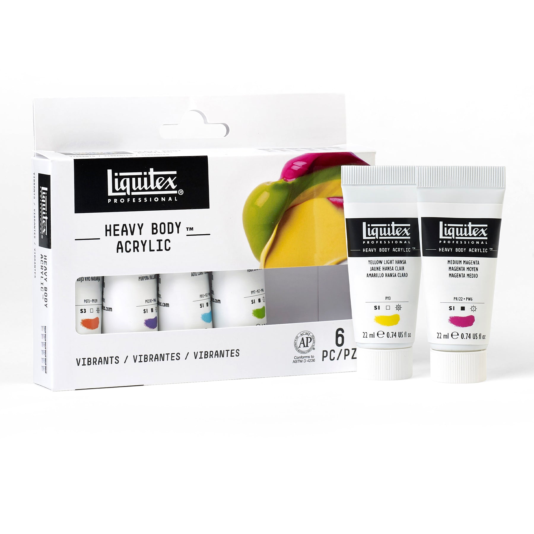Heavy Body Color - Vibrant 6 x 22ml Set