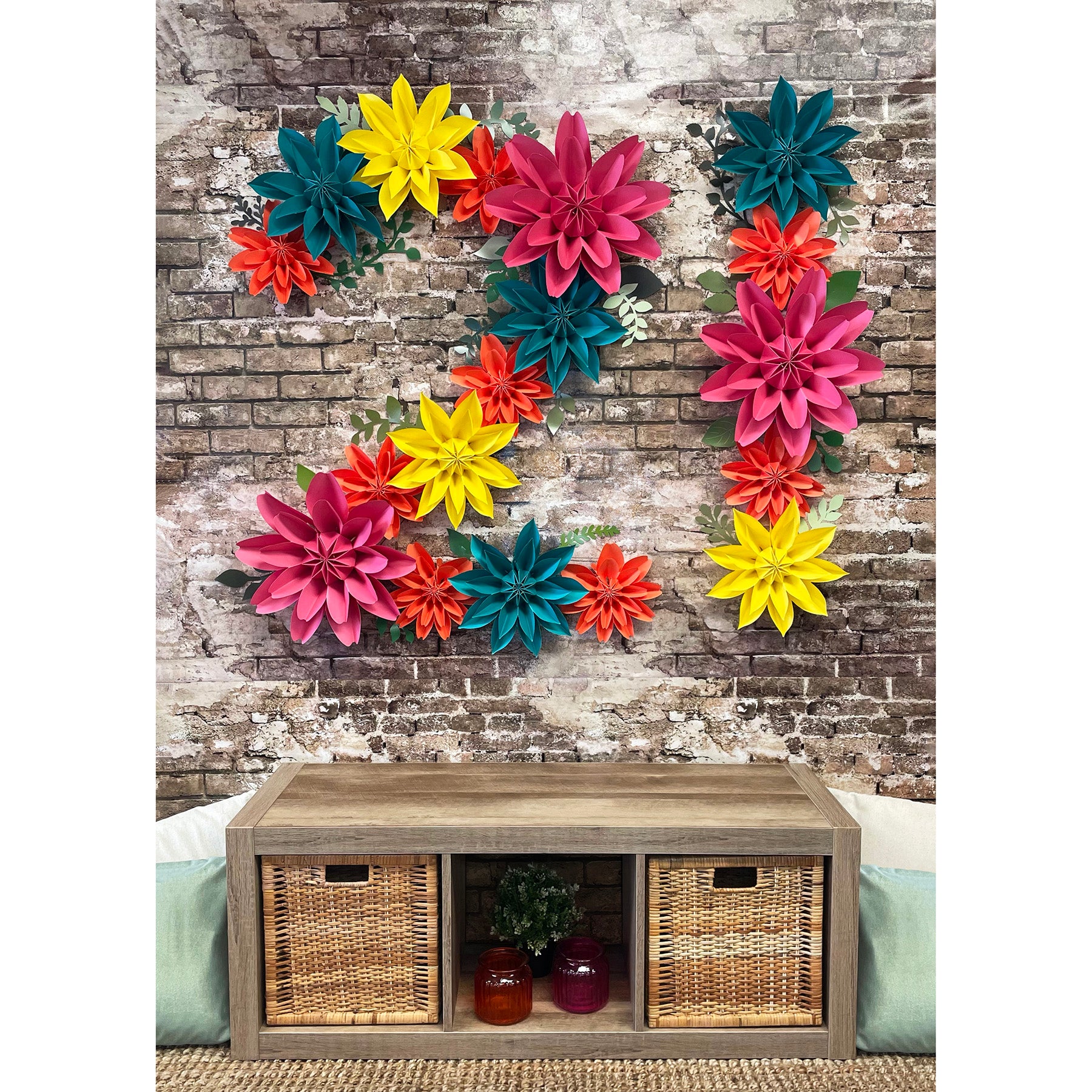 Beautiful Brights Paper Flowers