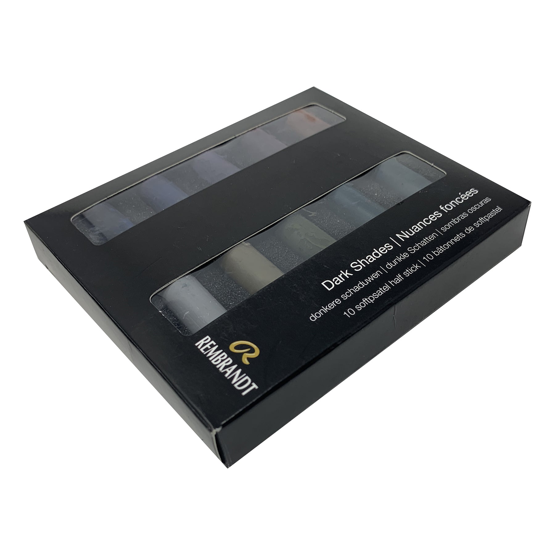 Soft Pastel Micro Sets, 10 Half Sticks, Dark Shades