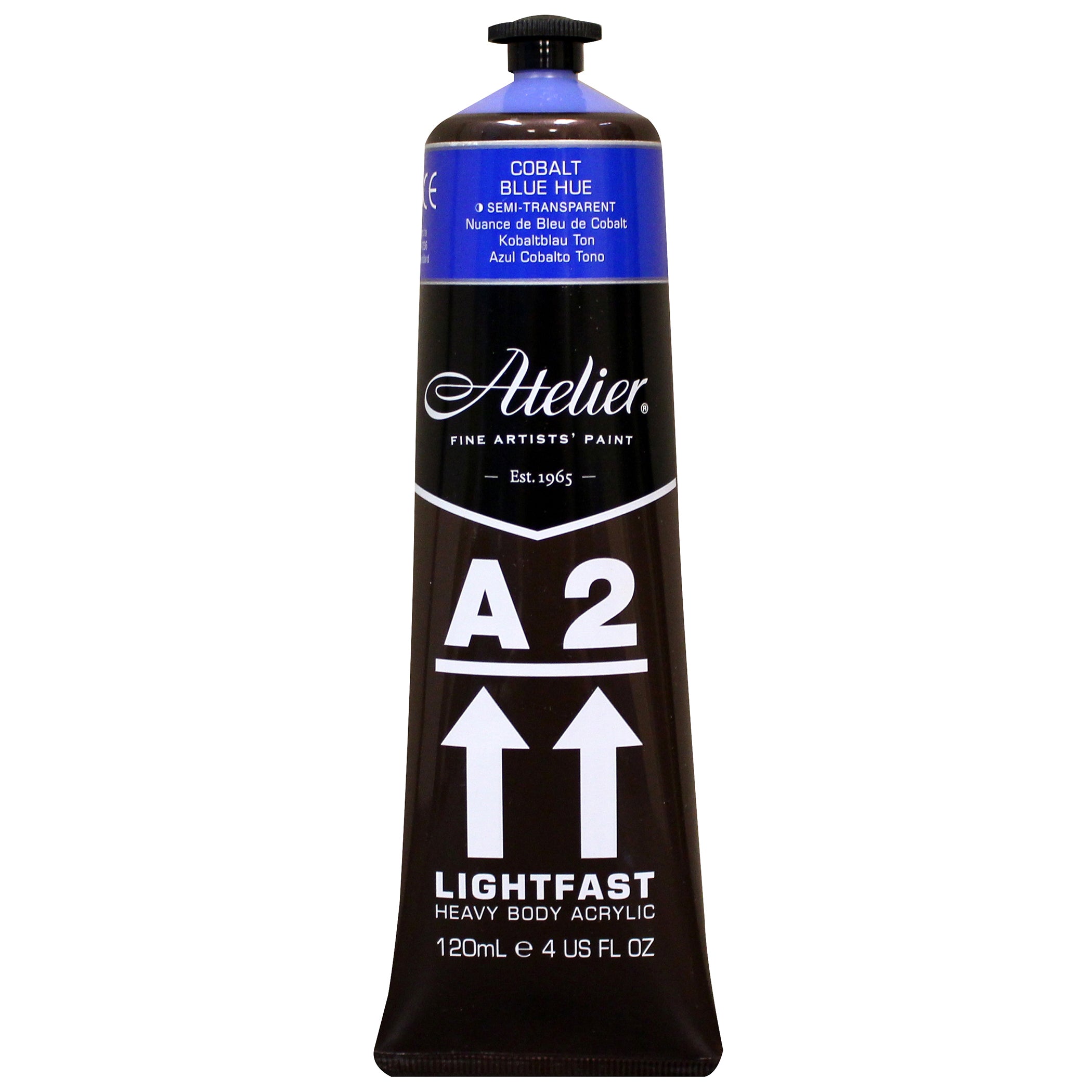 A2 Heavy Body Lightfast Artist Acrylic, 4 oz., Cobalt Blue Hue