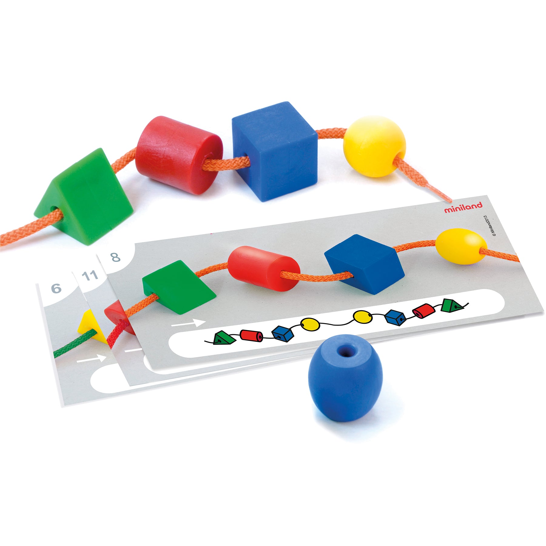 Activity Shapes, Giant Beads and Laces Set