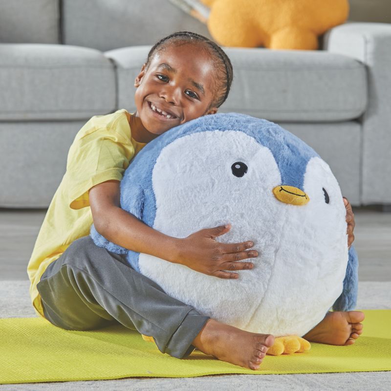 BubblePlush™ Yoga Ball Buddy Penguin