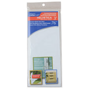 LetterCraft Permanent Vinyl Lettering, Helvetica, 3-Inch, White