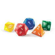 Jumbo Foam Polyhedral Dice