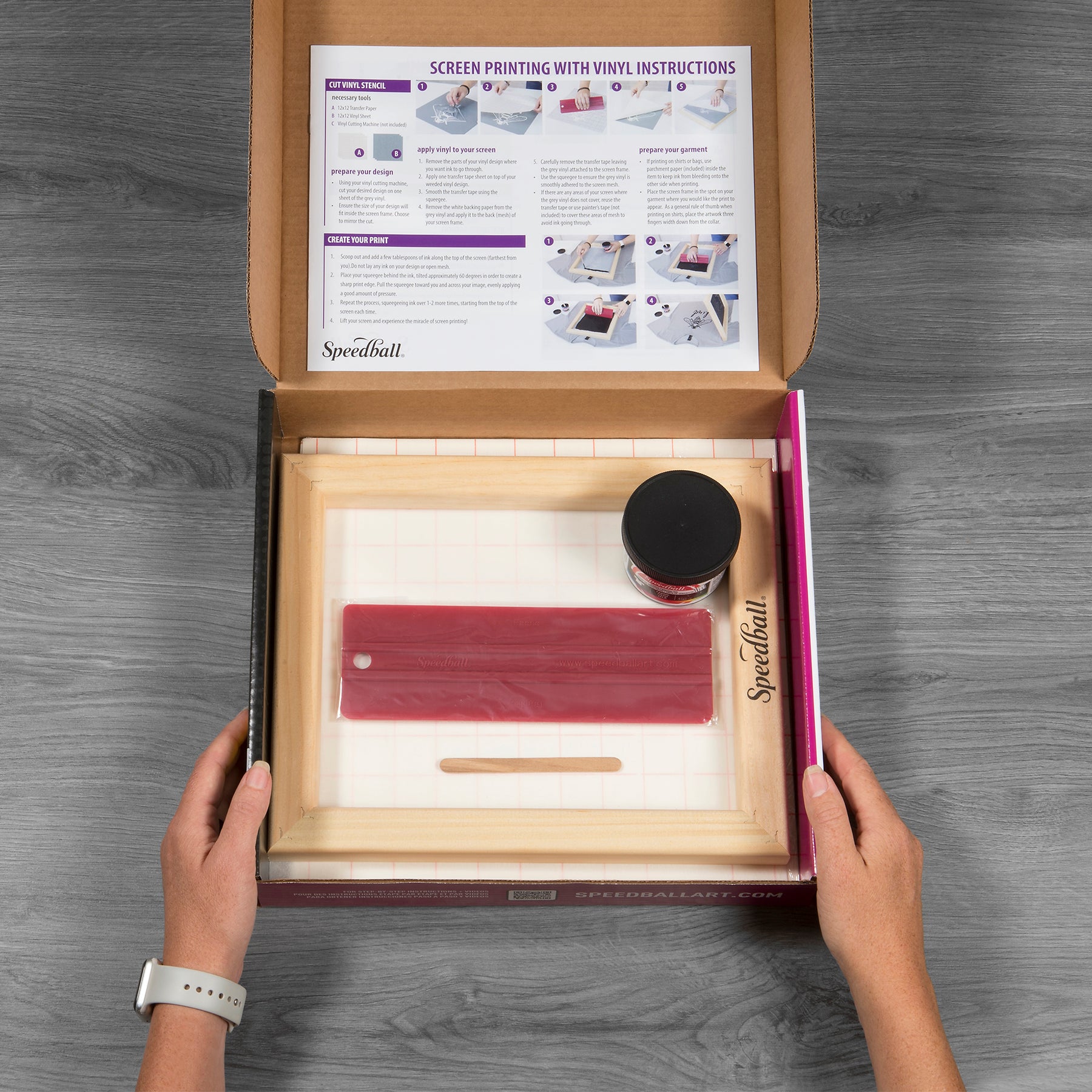 Speedball® Beginner Screen Printing Craft Vinyl Kit
