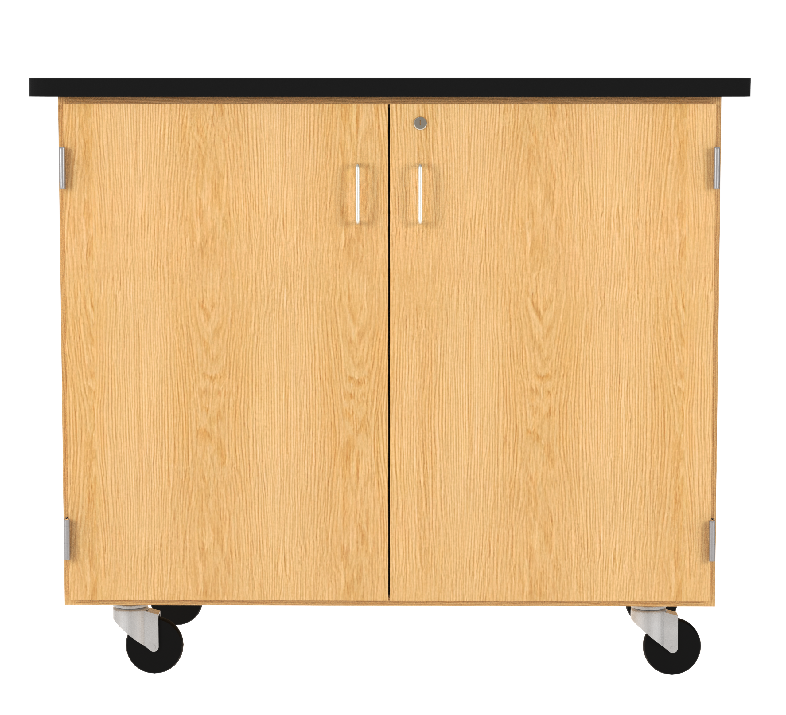 Perpetulab Mobile Microscope Cabinet - Red Oak, 48"W x 24"D x 40-3/4"H