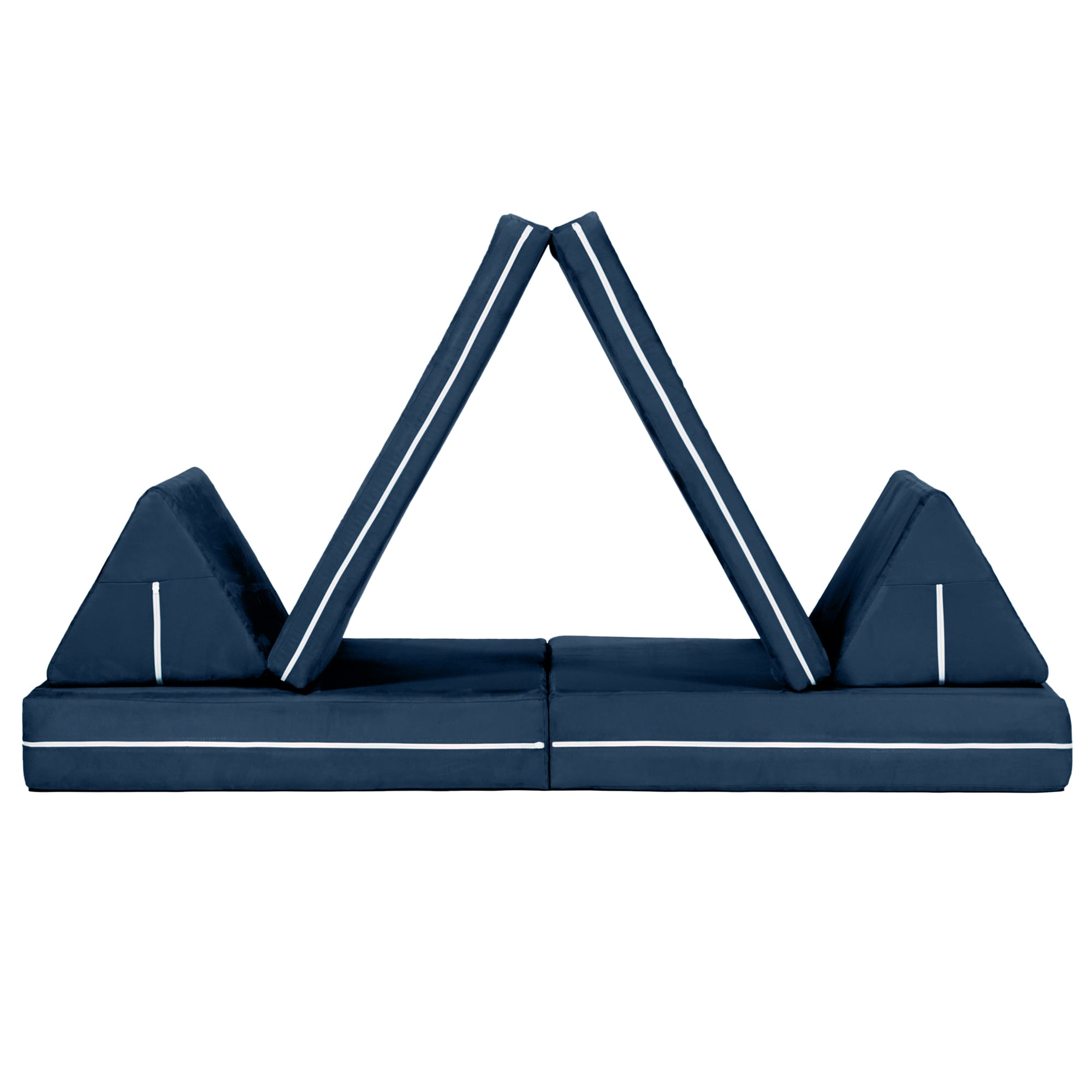 Jaxx Zipline Playscape Imaginative Furniture Playset for Creative Kids, Original Set, Navy