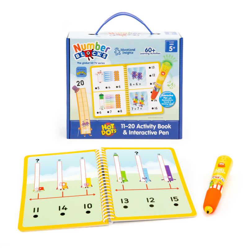 Hot Dots Numberblocks® 11-20 Activity Book