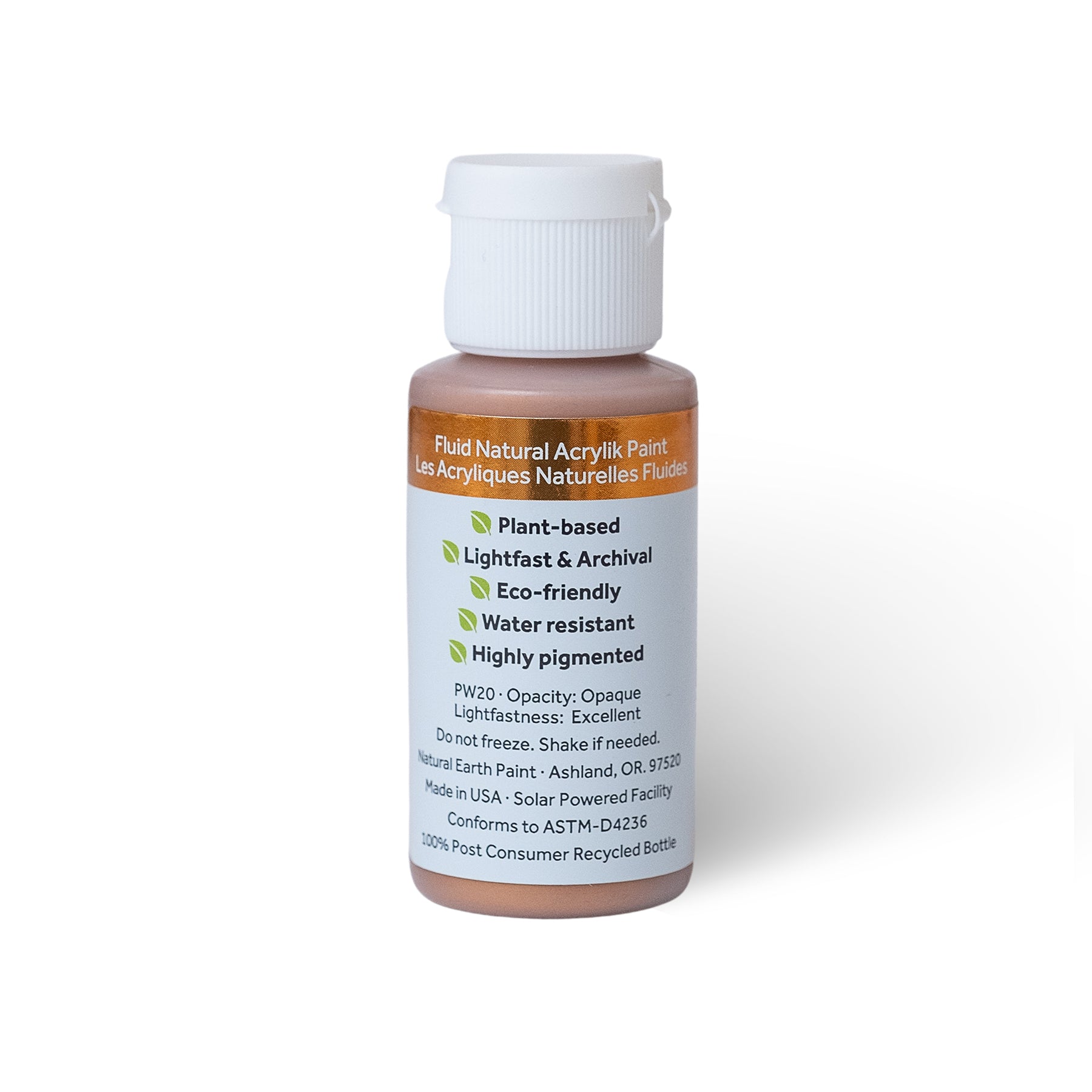 Natural Fluid Acrylik - 1 oz - Copper Mica