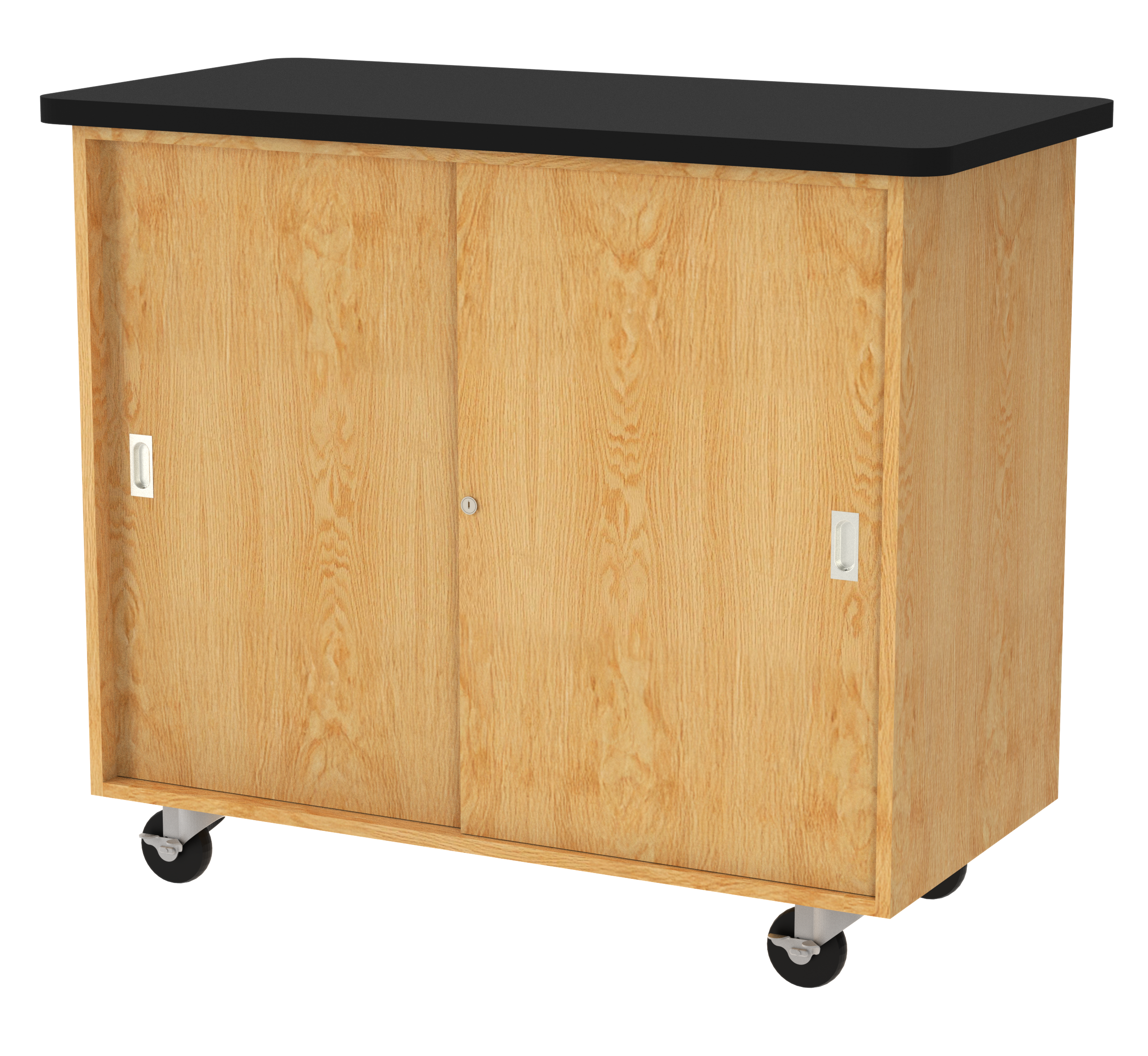 Perpetulab Balance Cabinet - Red Oak, 48"W x 24"D x 40"H