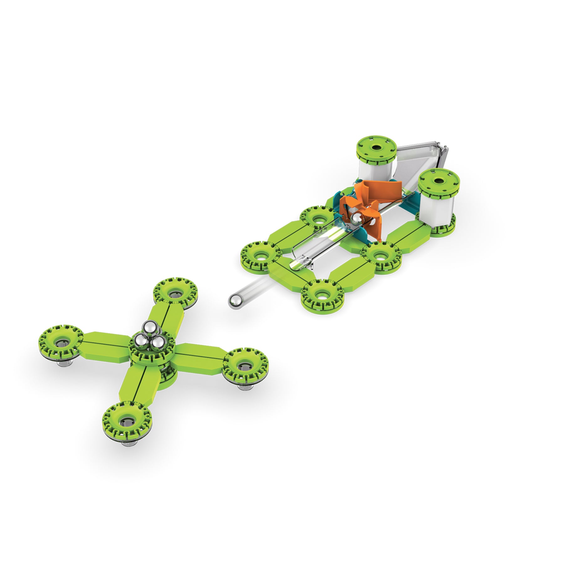 Geomag™ Mechanics Challenge, Goal, Magnetic Building Set, 96 Pieces