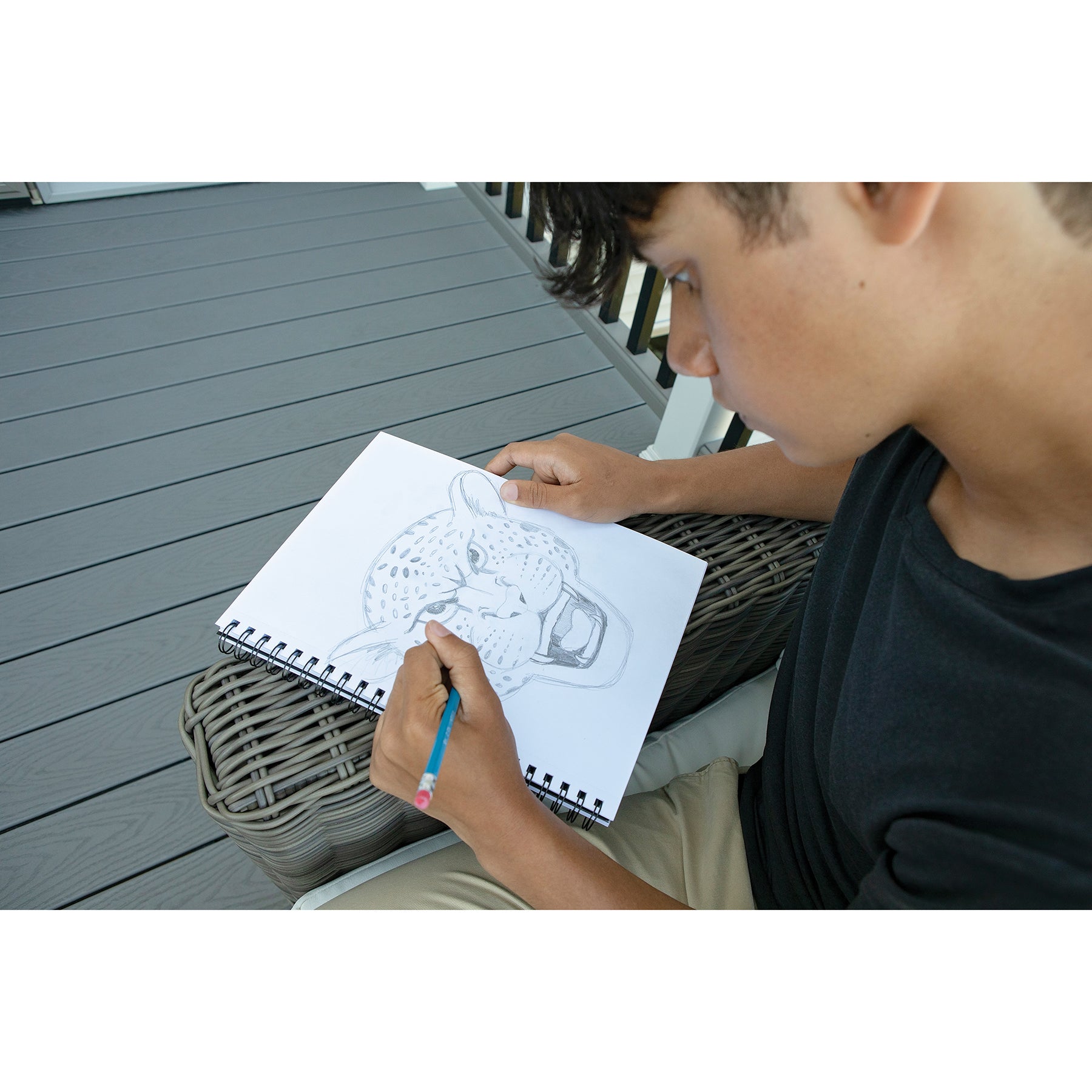 Poly Cover Sketch Book, Heavyweight, 12" x 9", 75 Sheets