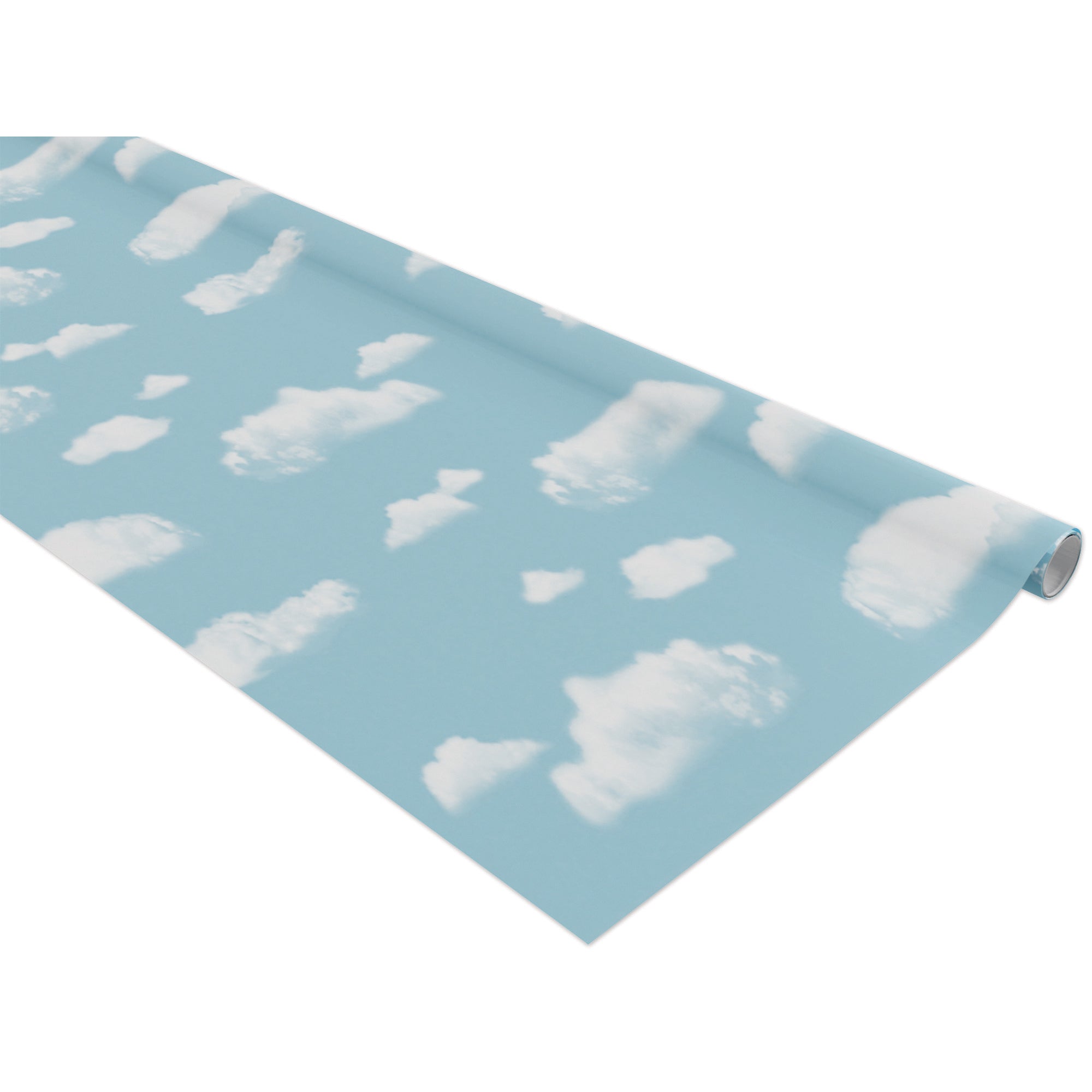 Bulletin Board Art Paper, Clouds, 48" x 12', 4 Rolls