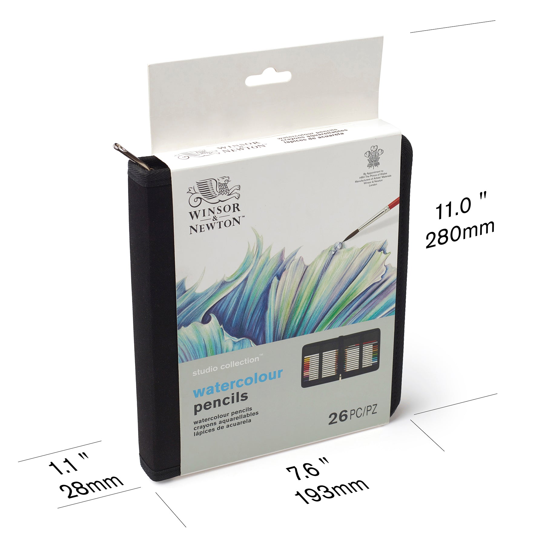 WN Studio Collection Watercolour Pencil Wallet - 26pc