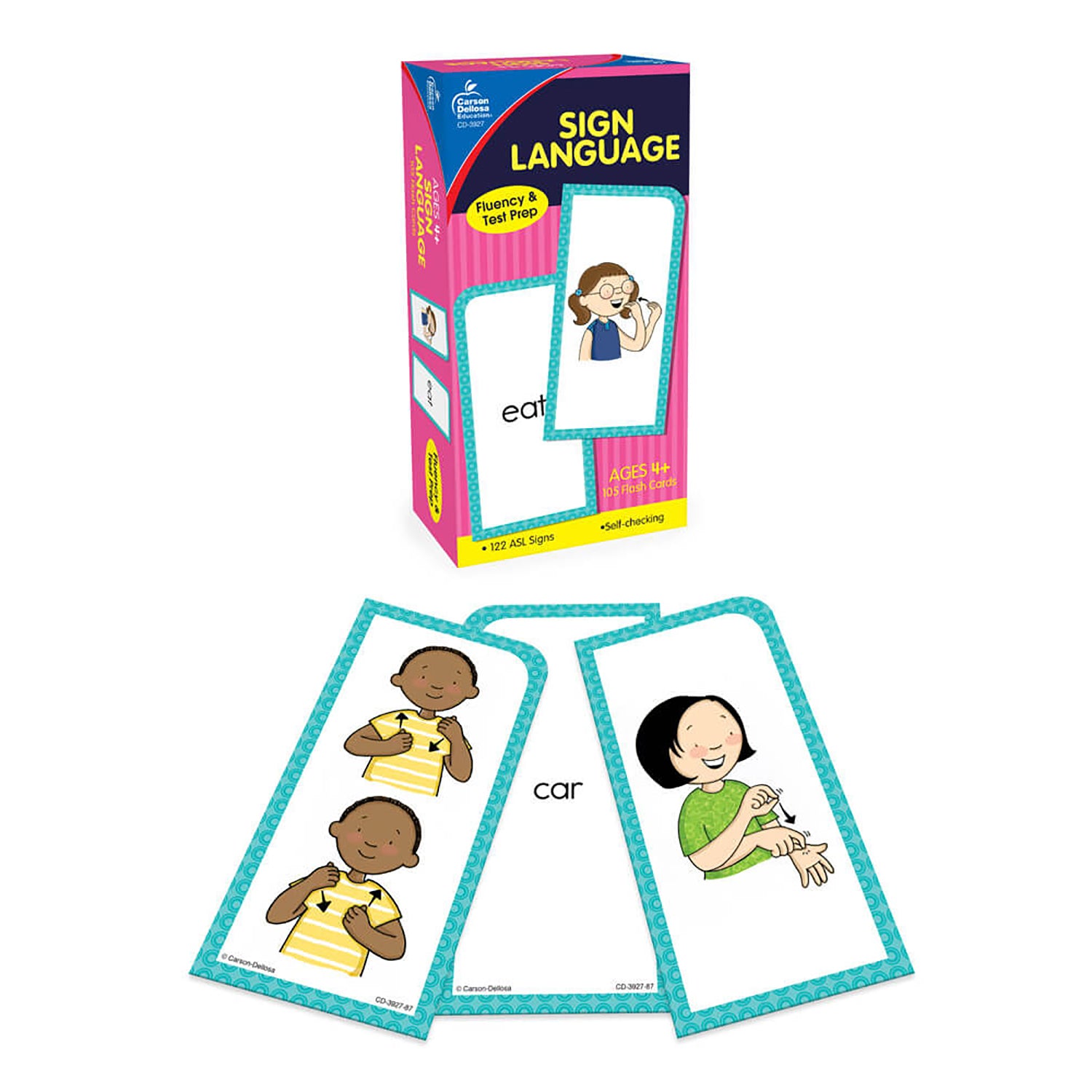 Sign Language Flash Cards, Grade PK-8