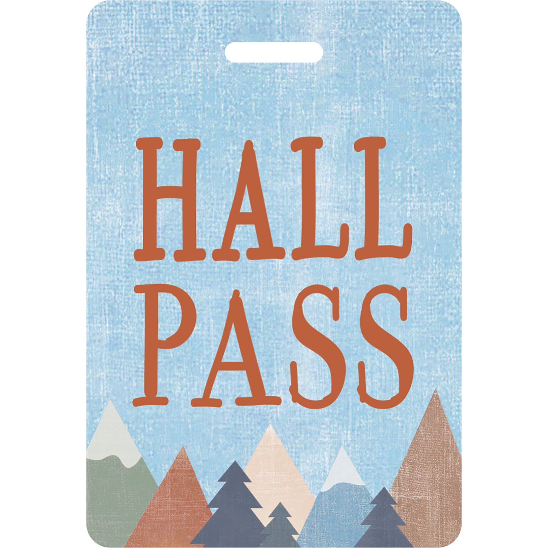 Moving Mountains Hall Pass with Lanyard, Set of 4