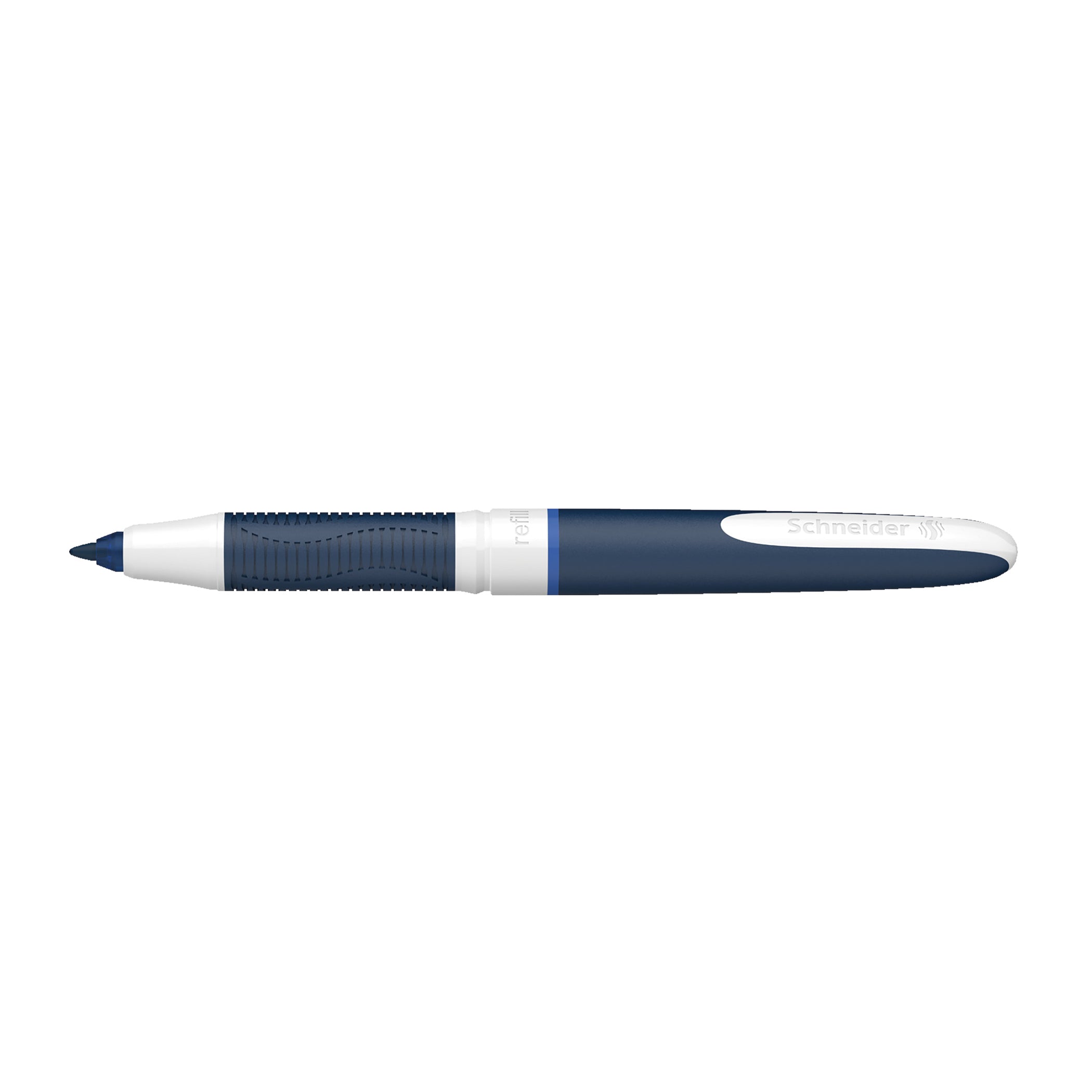One Change Rollerball Pen, Refillable, 0.6 mm, Blue Ink, Single Pen