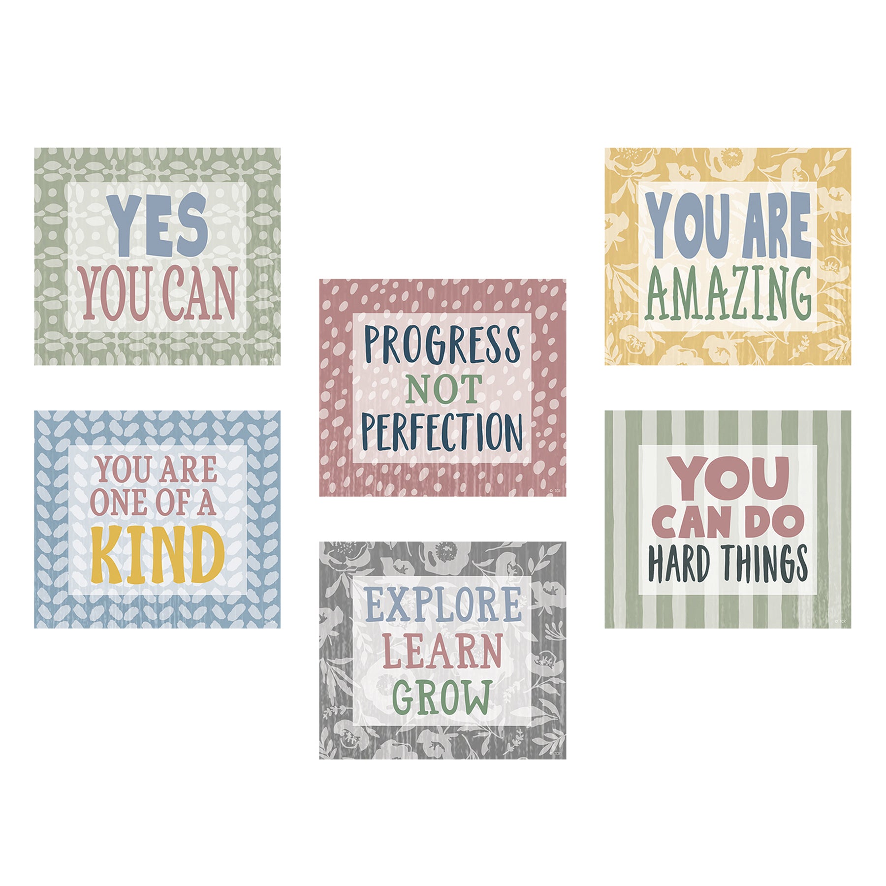 Classroom Cottage Positive Sayings Accents, Pack of 30