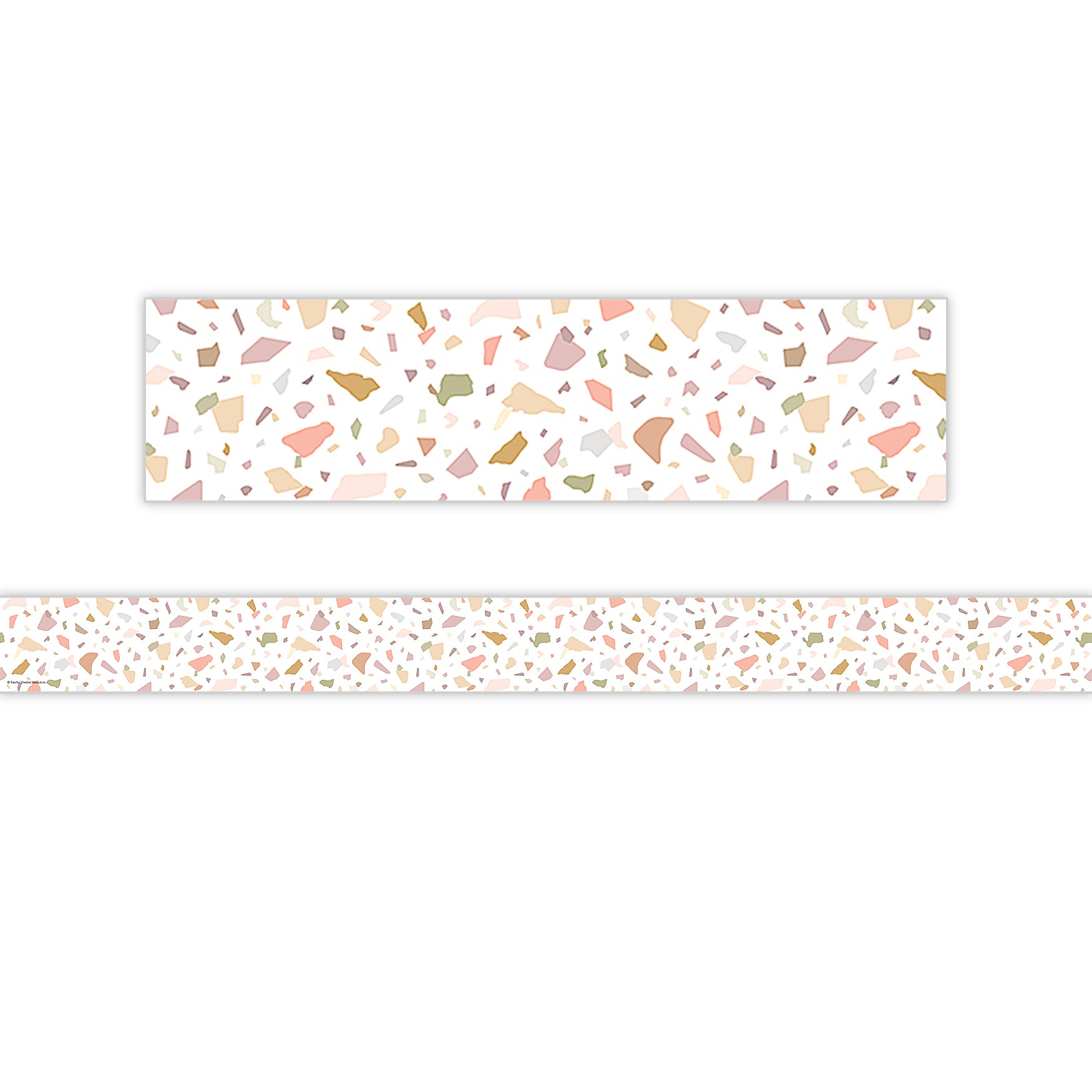 Terrazzo Tones Straight Border Trim, 35 Feet