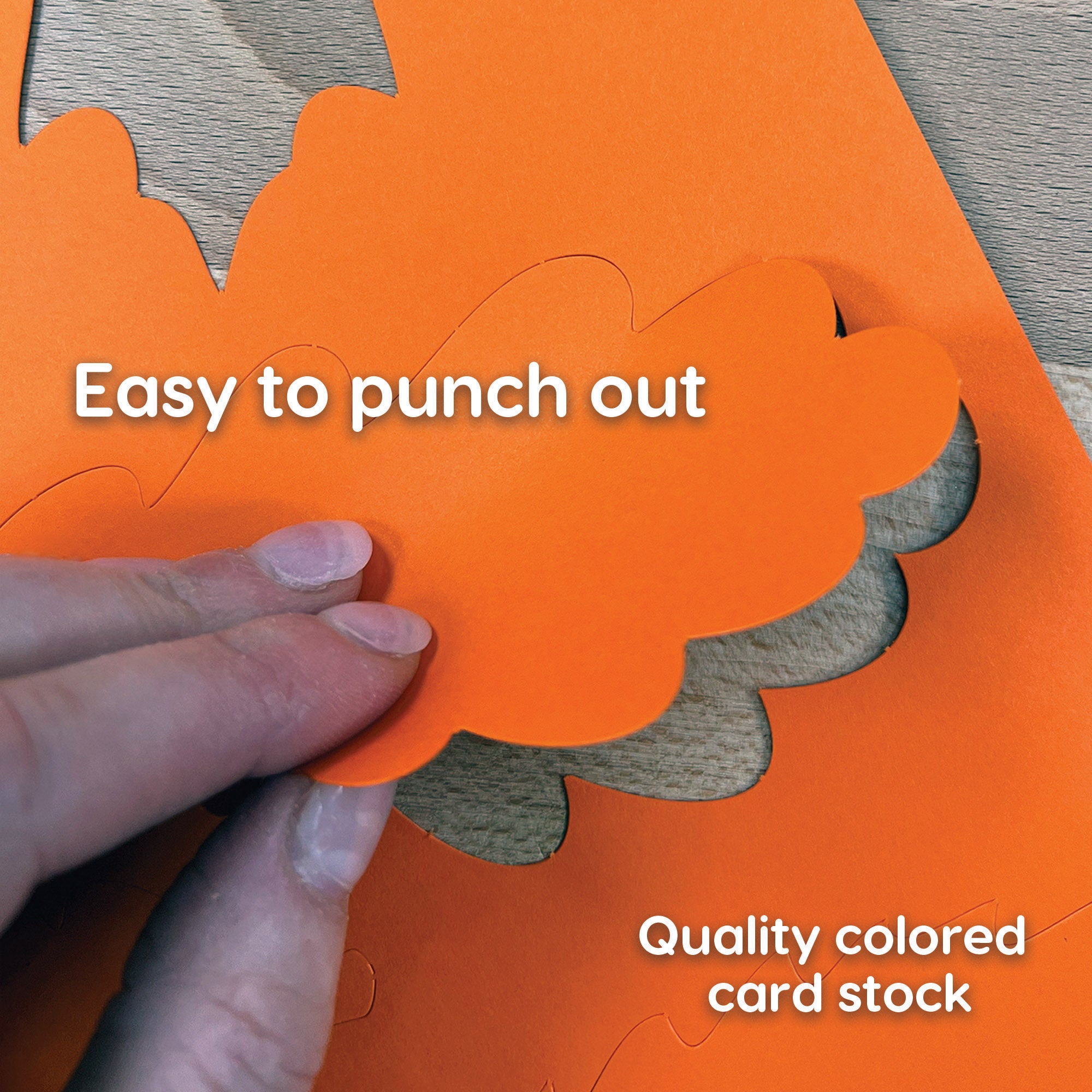 Punch Out Paper Cutouts, Fall Shapes, Leaves, Pumpkins & Apples, 144 Pieces