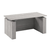 Bush Business Furniture Stratus&nbsp;60W x&nbsp;30D Electric Height Adjustable Standing Desk with Modesty Panel in Platinum Gray with Metallic Gray Base - 59.45" Width x 29.37" Depth x 27.44" Height