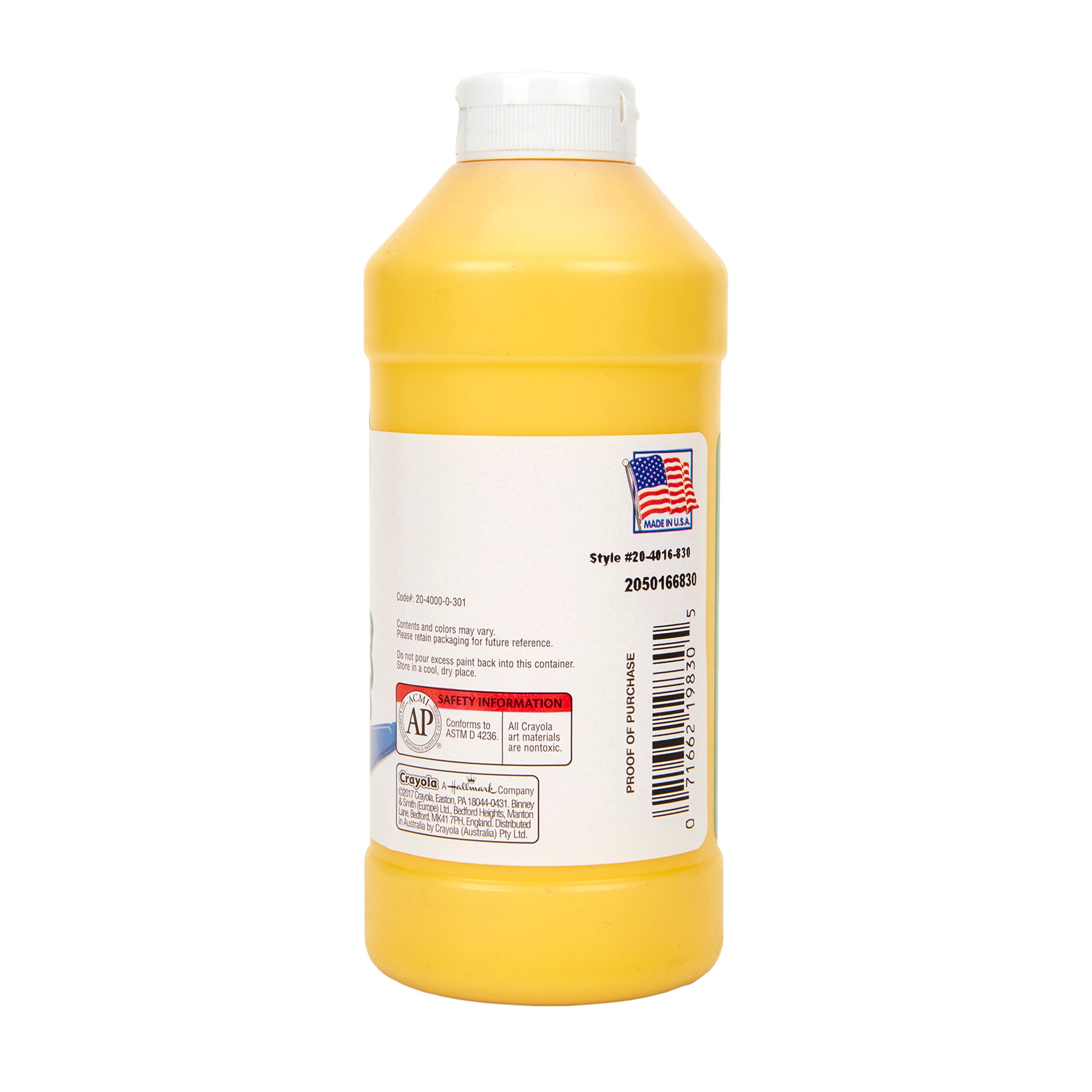 Portfolio Series Acrylic Paint, 16 oz., Brilliant Yellow