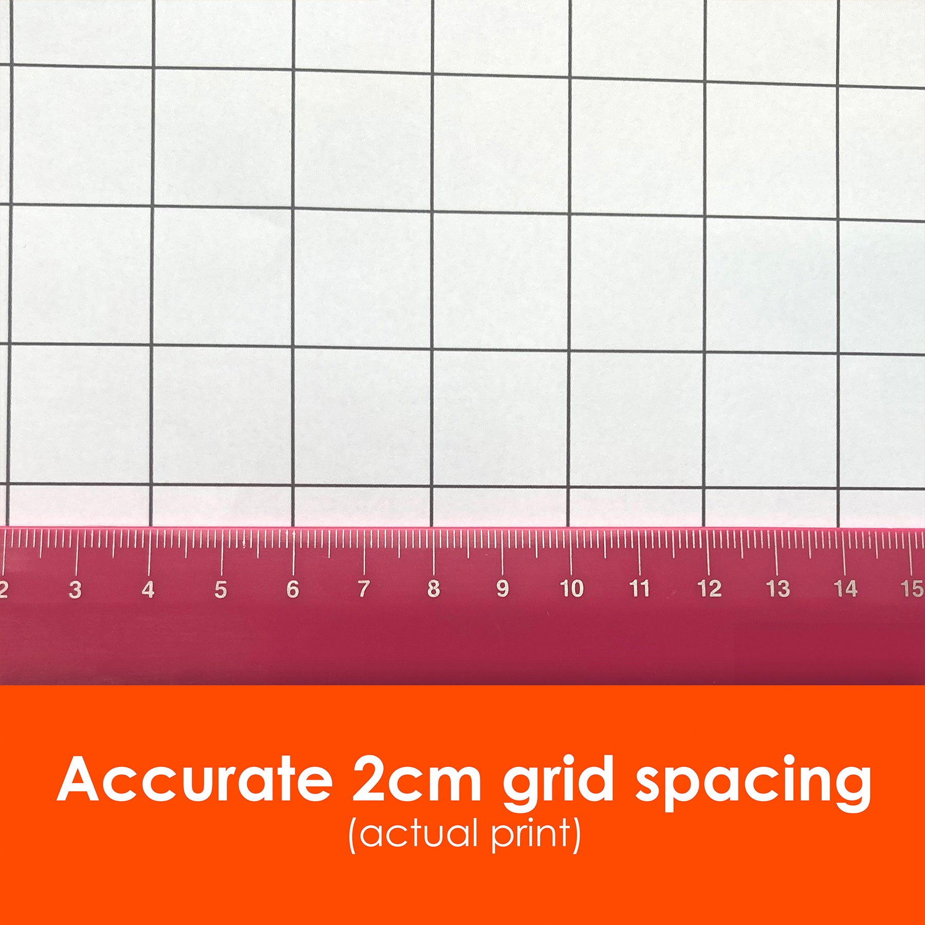 2CM BLACK GRAPH PAPER ROLL