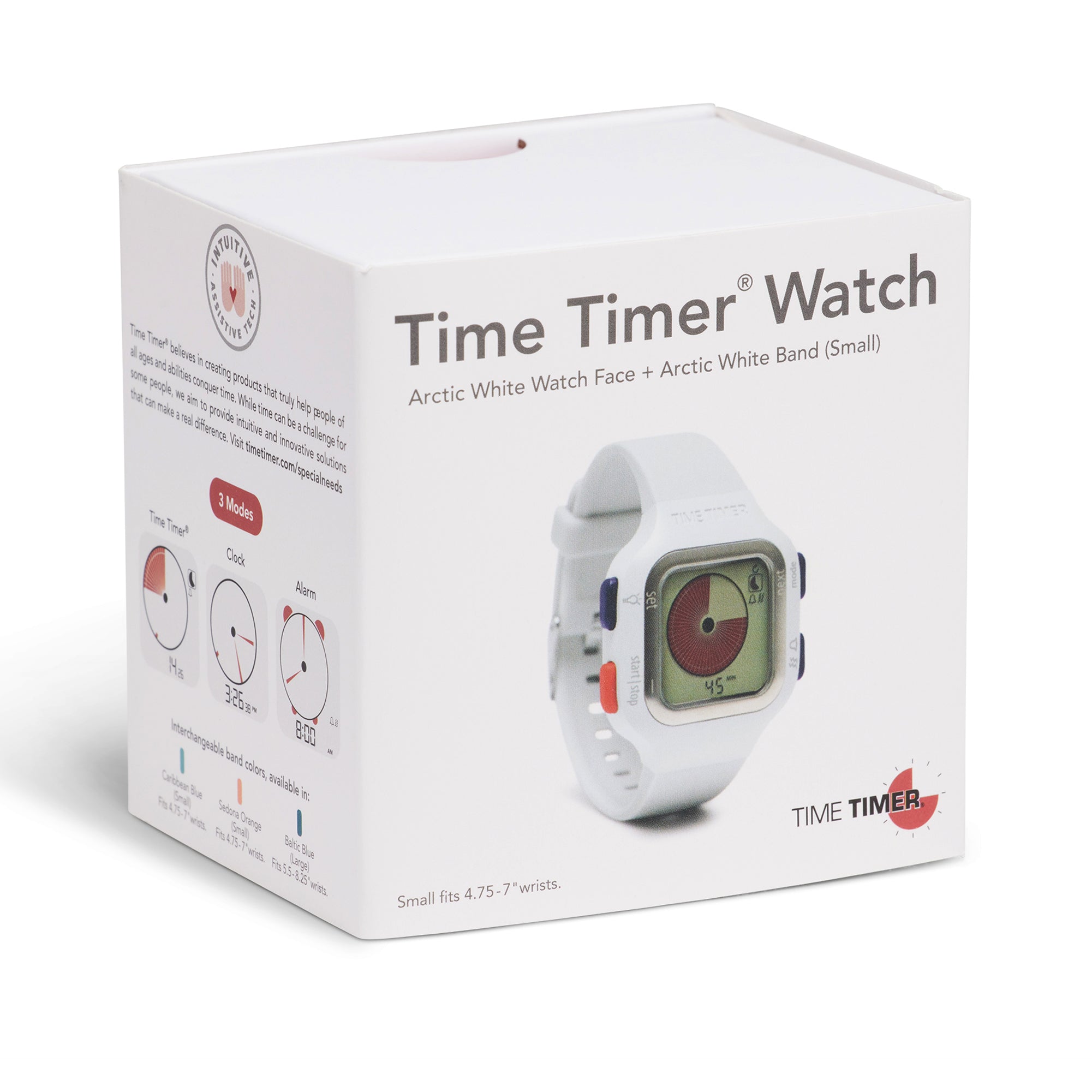 Time Timer Watch, Small, Arctic White
