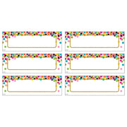 Confetti Labels Magnetic Accents