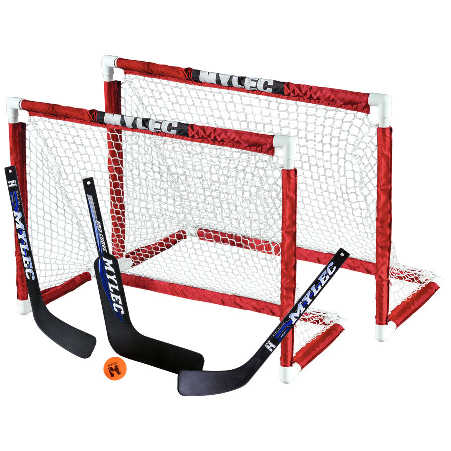 Deluxe Mini Hockey Goal Set