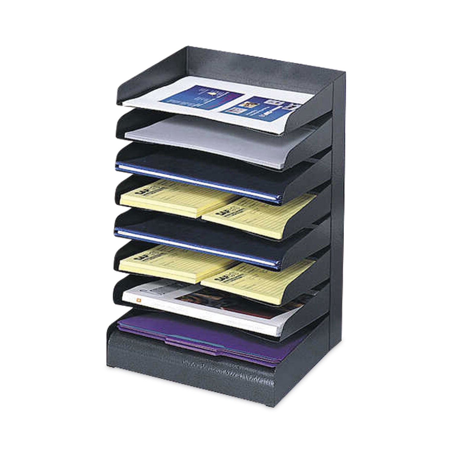 Orgnzr Desk Tray 8Tier Ltr Stl