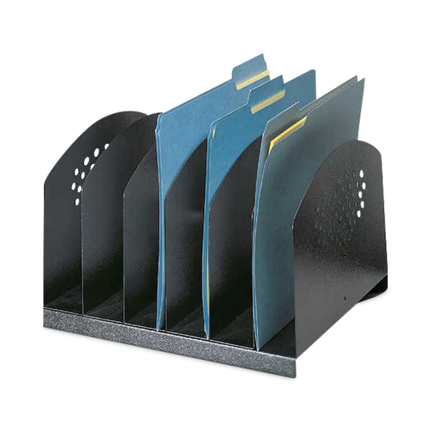 Orgnzr Desk Rack 6 Sect Stl