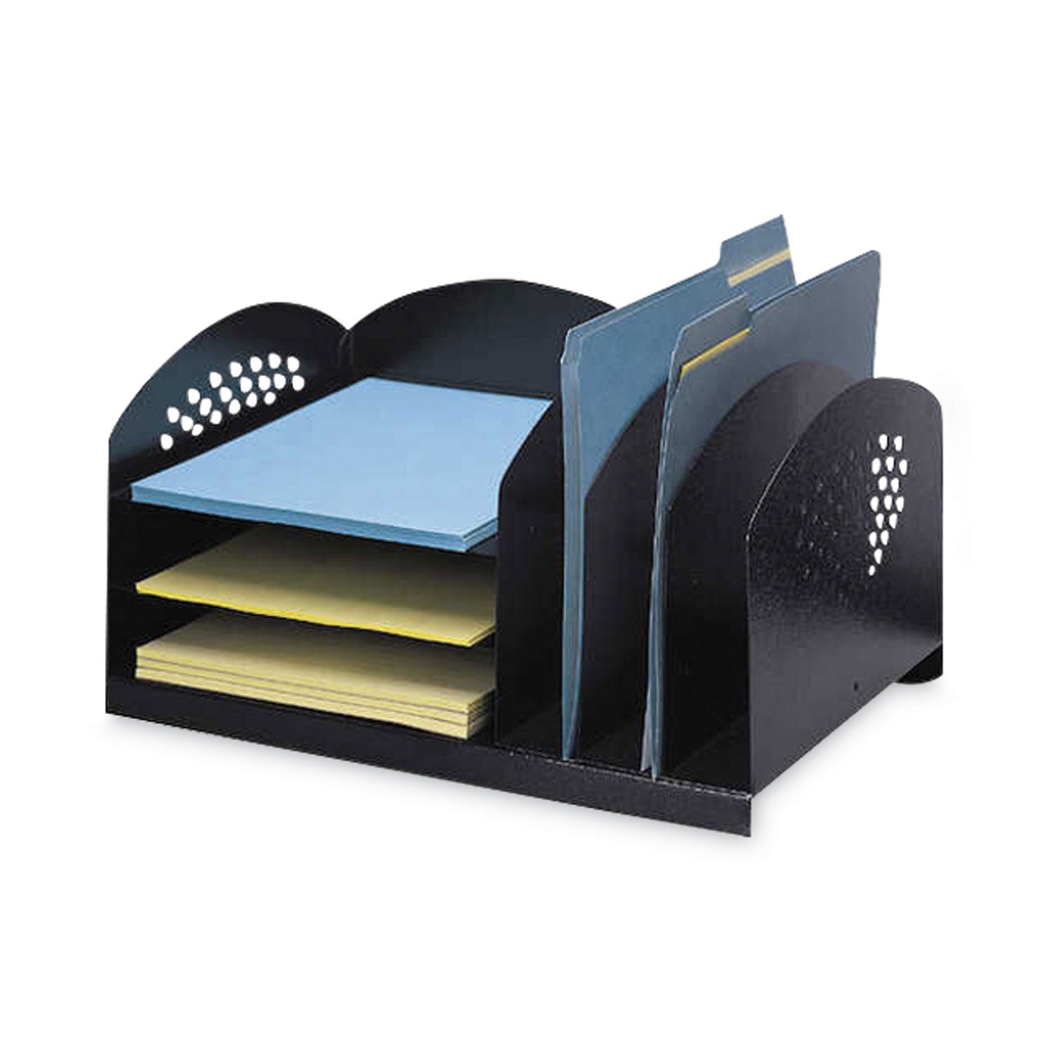 Orgnzr Desk 3 Horz 3 Uprt Stl
