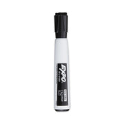 Magnetic Dry Erase Markers with Eraser, Chisel Tip, Black, 4-Count
