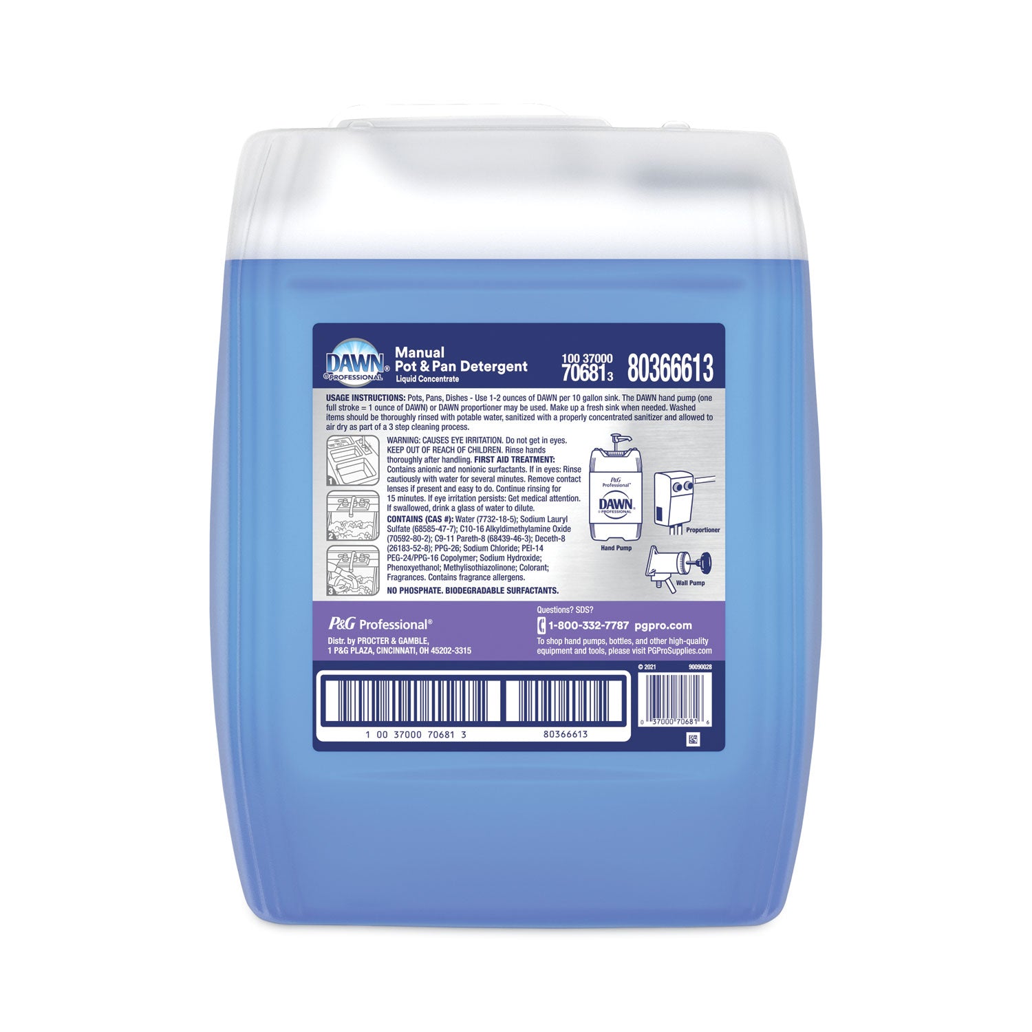 640 fl oz (20 quart) - Original Scent - Long Lasting - Translucent Blue - 1 Each